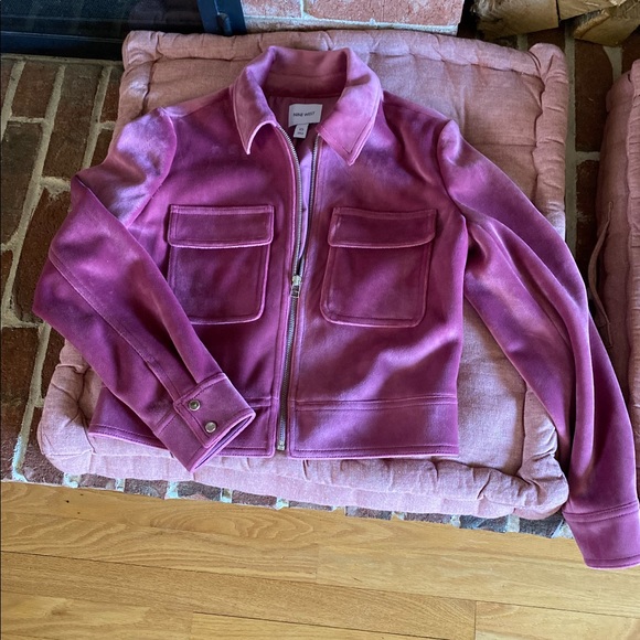 Nine West Pink Velvet Jacket - Picture 1 of 2